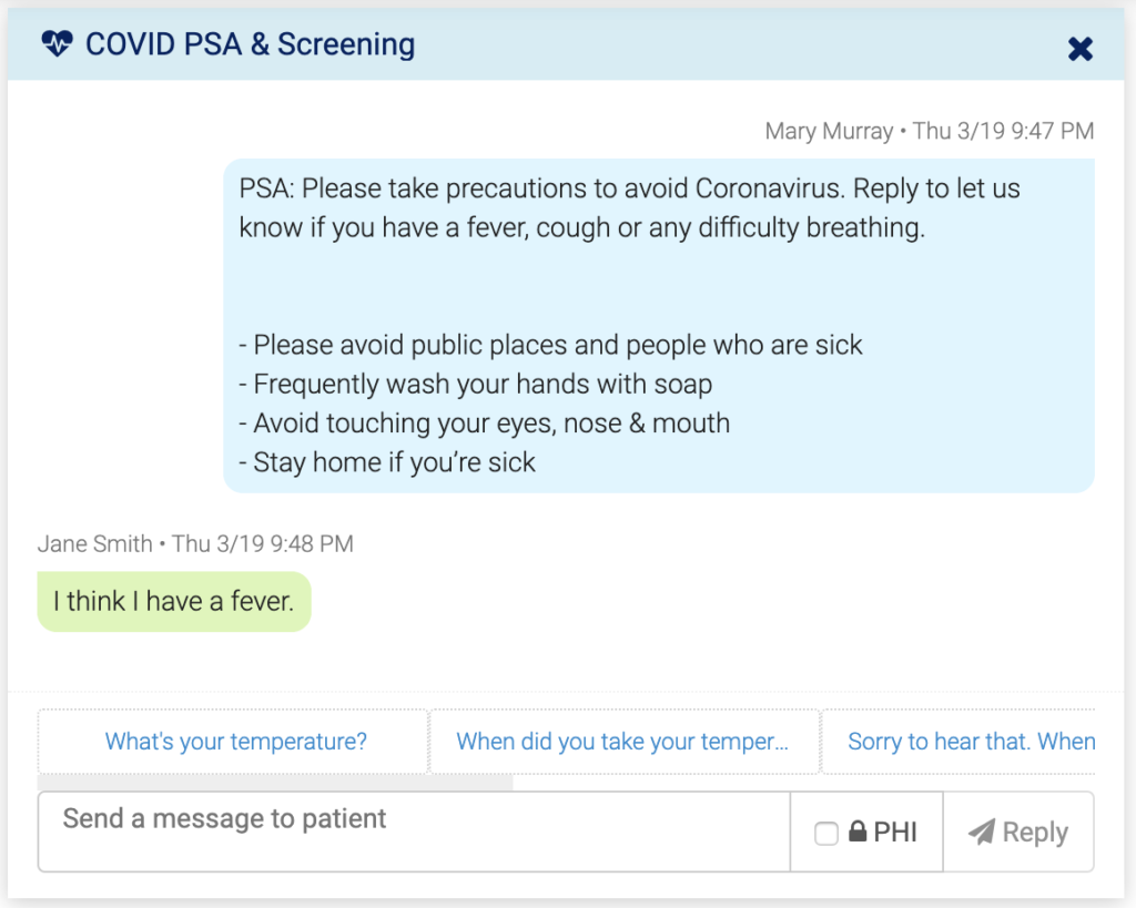 COVID-19 PSA & Triage